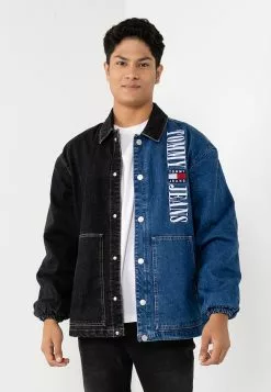 Tommy Hilfiger Split Wash Denim Coach Jacket - Tommy Jeans