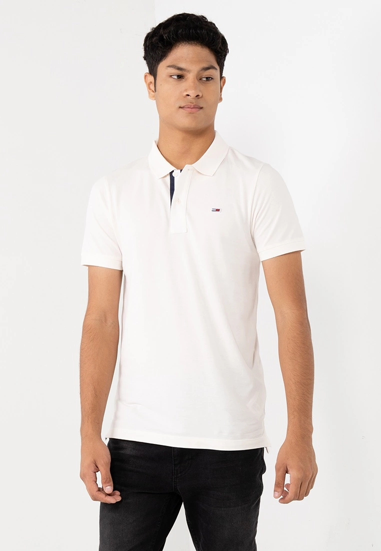 Tommy Hilfiger Signature Placket Slim Fit Polo Shirt - Tommy Jeans