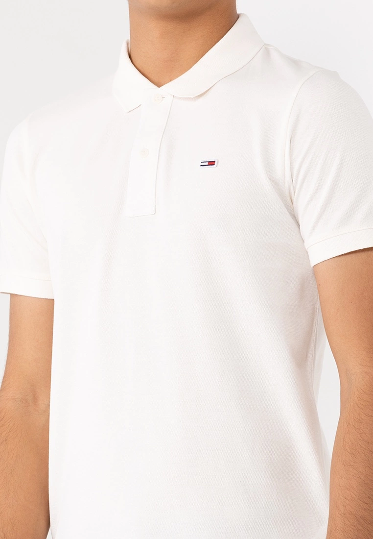Tommy Hilfiger Signature Placket Slim Fit Polo Shirt - Tommy Jeans - Image 3