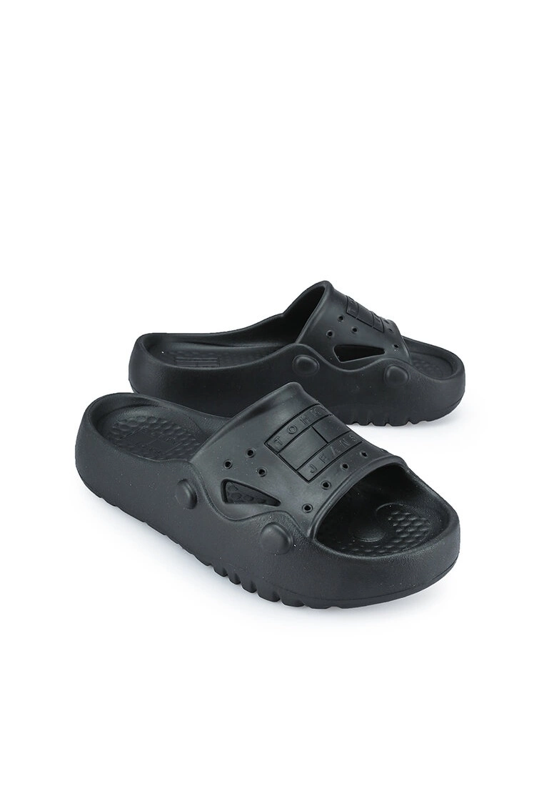 Tommy Hilfiger Flatform Cleat Pool Slide Sandals - Tommy Jeans Footwear