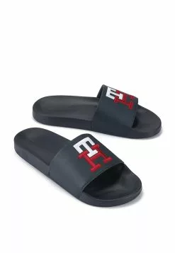 Tommy Hilfiger Raised Embroidery Pool Slides
