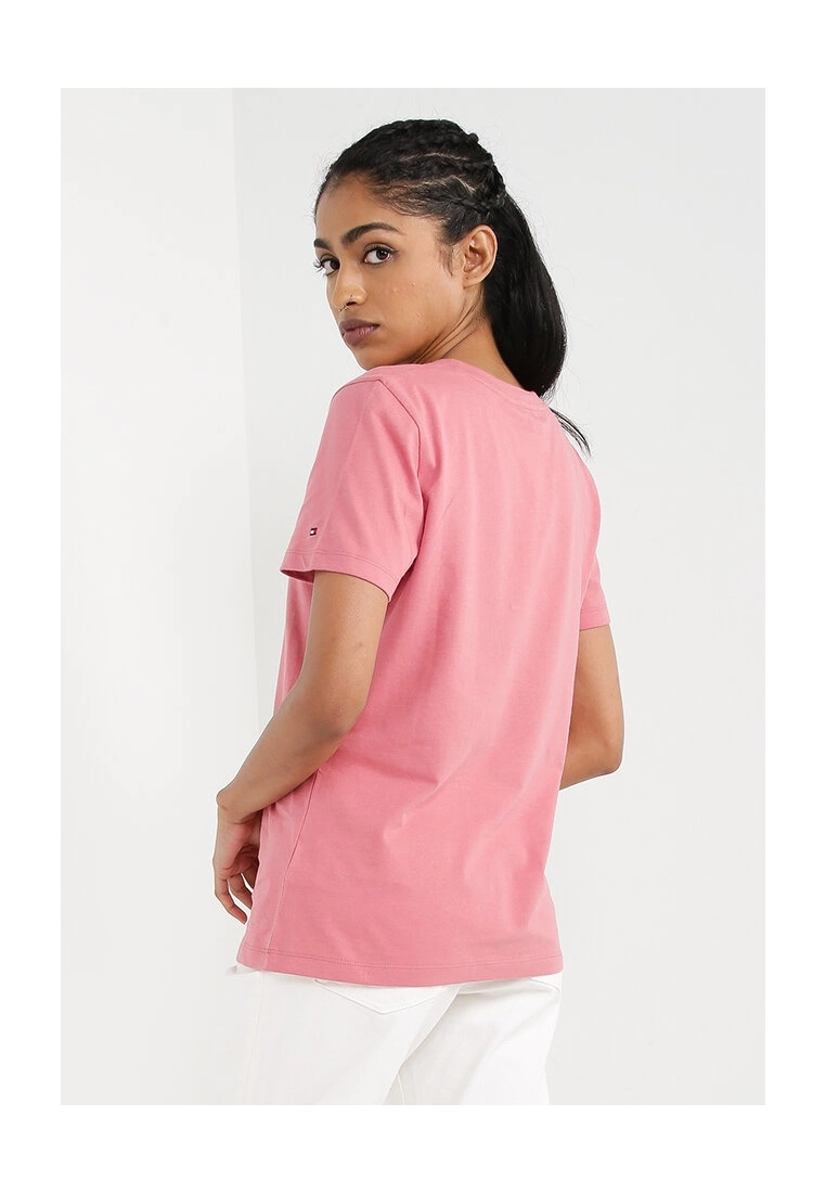 Tommy Hilfiger Essential Crew Neck Logo T-Shirt - Image 2