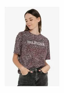 Tommy Hilfiger Relaxed Aop Tee - Women's Top