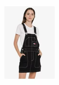 Tommy Hilfiger Stitch Dungaree Dress - Tommy Jeans