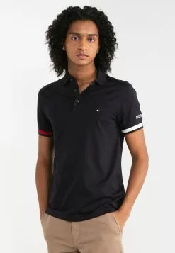 Tommy Hilfiger Flag Cuff Sleeve Logo Polo Shirt