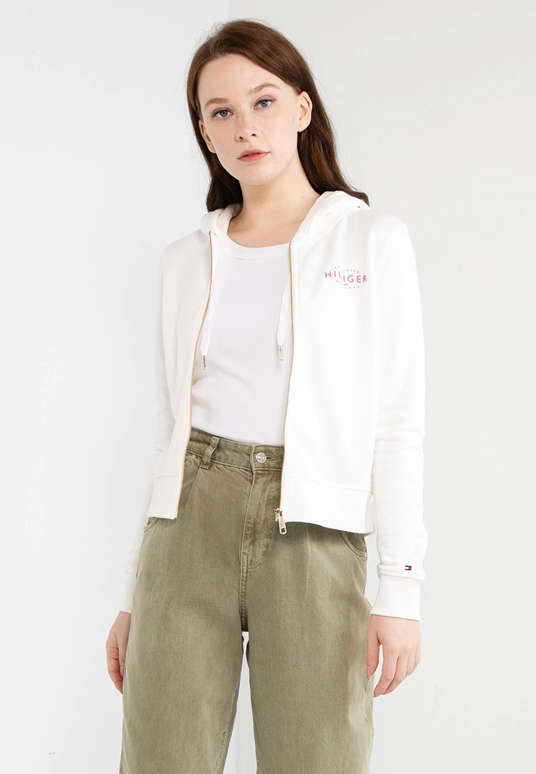 Reg New Branded Zip Up Hoodie - Tommy Hilfiger Apparel