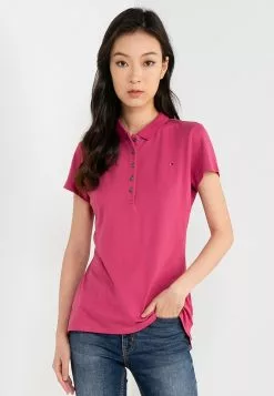 Five-Button Placket Slim Fit Polo Shirt - Tommy Hilfiger Apparel