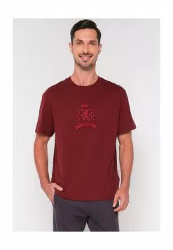 Festive Tonal Crest T-Shirt - Tommy Hilfiger
