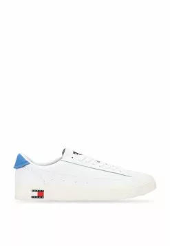Tommy Jeans Leather Vulcanized Trainers - Tommy Hilfiger Footwear