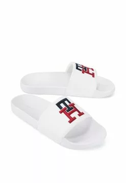 Tommy Hilfiger Raised Embroidery Pool Slides