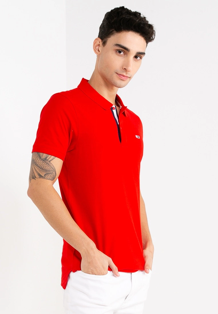 Tommy Hilfiger Slim Placket Polo Shirt - Tommy Jeans