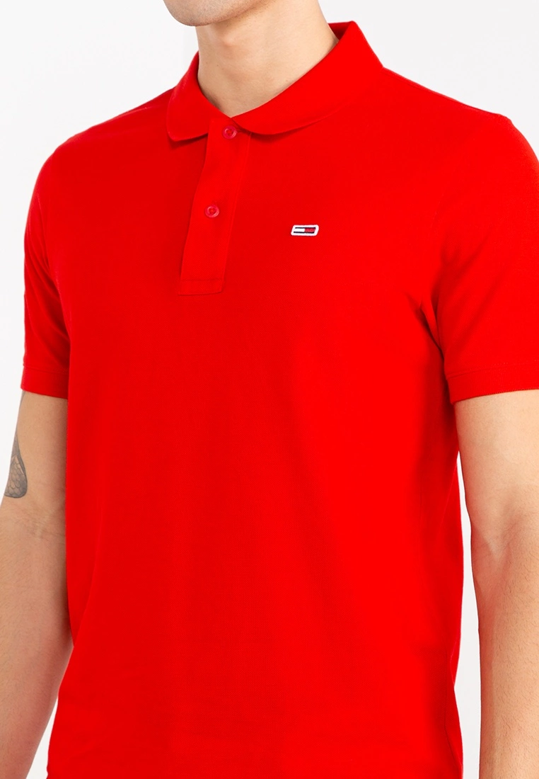 Tommy Hilfiger Slim Placket Polo Shirt - Tommy Jeans - Image 3