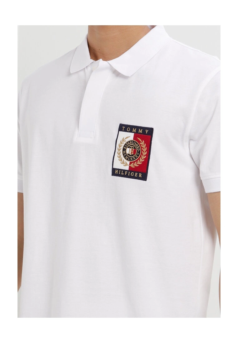 Tommy Hilfiger Icon Badge Regular Polo Shirt - Image 3