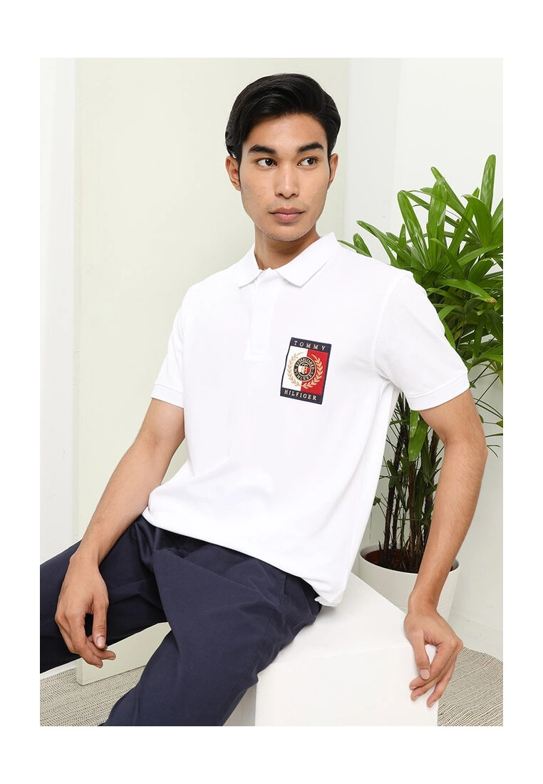 Tommy Hilfiger Icon Badge Regular Polo Shirt - Image 5