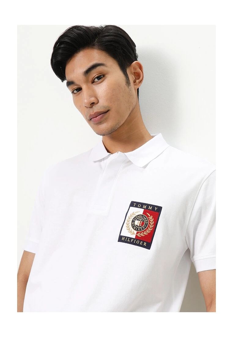 Tommy Hilfiger Icon Badge Regular Polo Shirt - Image 7