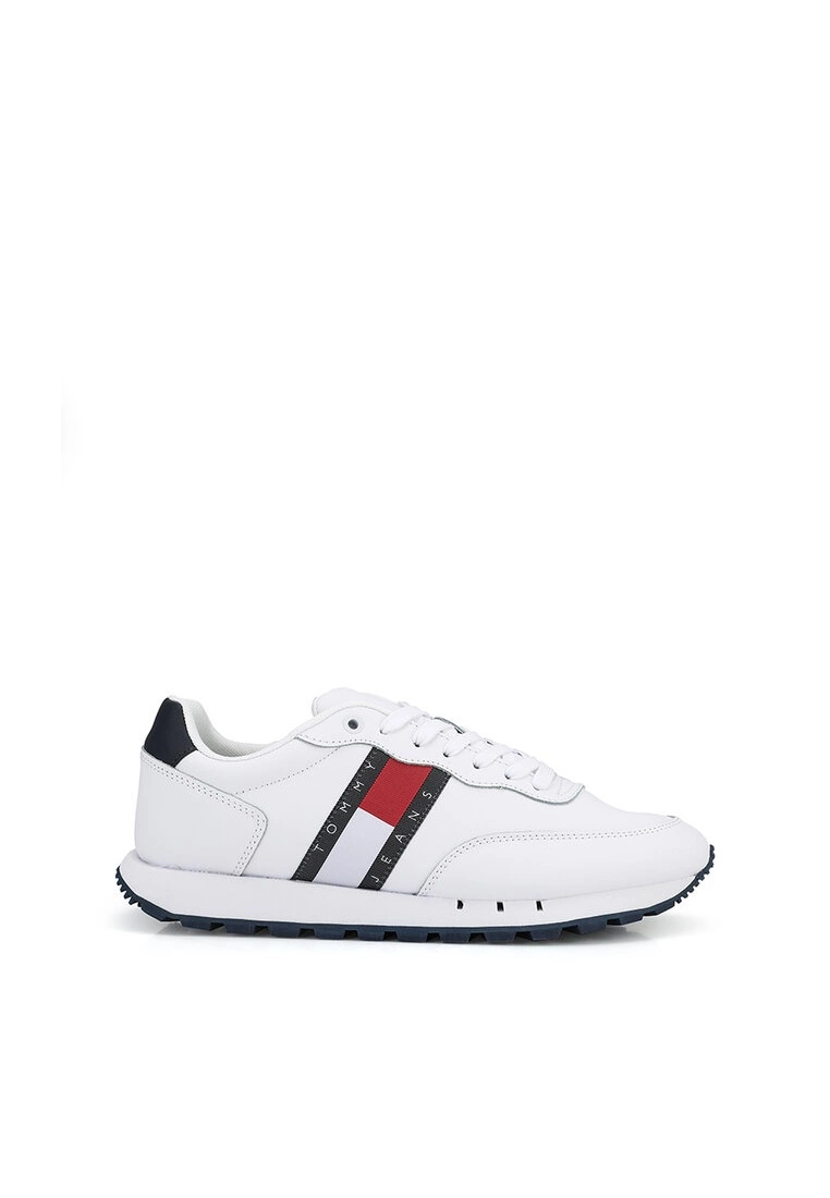 Tommy Hilfiger Leather Runner Tjm Ess - Tommy Jeans