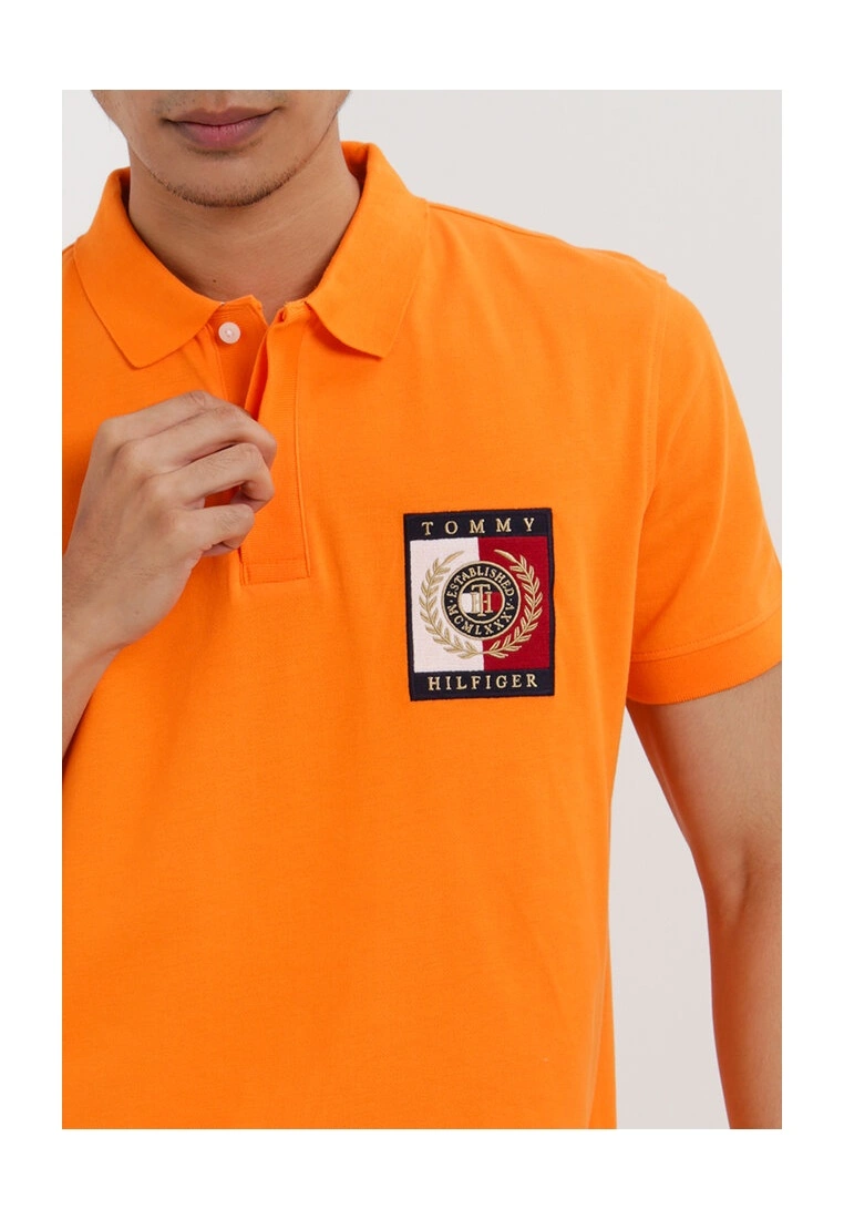 Tommy Hilfiger Icon Badge Regular Polo Shirt - Image 3