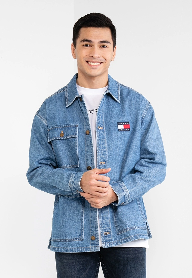 Oversized Shirt Jacket - Tommy Hilfiger Apparel