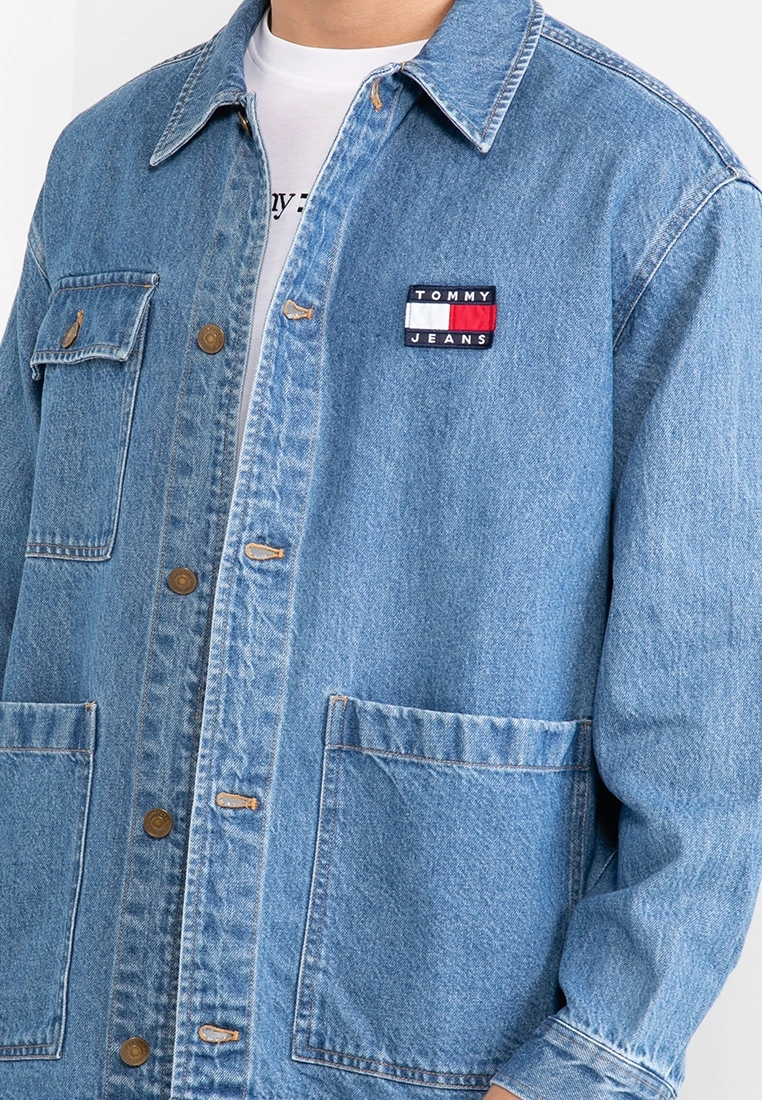 Oversized Shirt Jacket - Tommy Hilfiger Apparel - Image 3