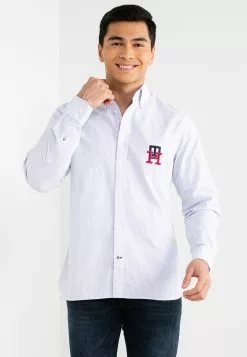 Monogram Stripe Oxford Shirt - Tommy Hilfiger Apparel