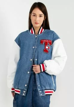 Denim Letterman Jacket - Tommy Hilfiger Apparel