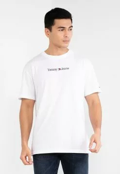 Tommy Hilfiger Tjm Classic Linear Logo Tee - Tommy Jeans