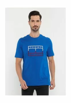 Linear Flag Embroidery T-Shirt - Tommy Hilfiger
