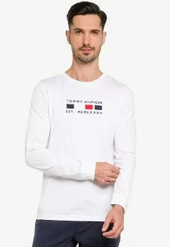Tommy Hilfiger Four Flags Long Sleeve Tee