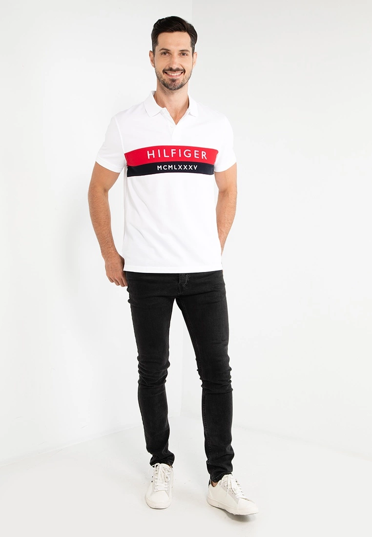 Logo Embroidery Regular Fit Polo Shirt - Tommy Hilfiger Apparel - Image 4