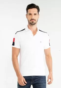 Tommy Hilfiger Sleeve Color Block Polo Shirt