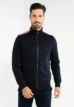Global Stripe Zip Sweater - Tommy Hilfiger Apparel