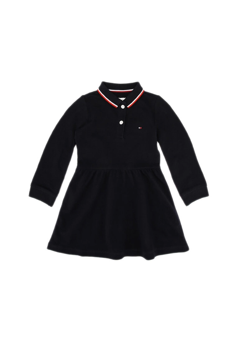 Solid Polo Long Sleeves Pique Dress - Tommy Hilfiger