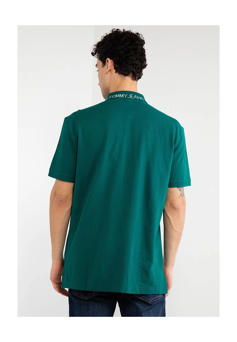 Branded Neck Polo Shirt - Tommy Hilfiger Apparel - Image 2