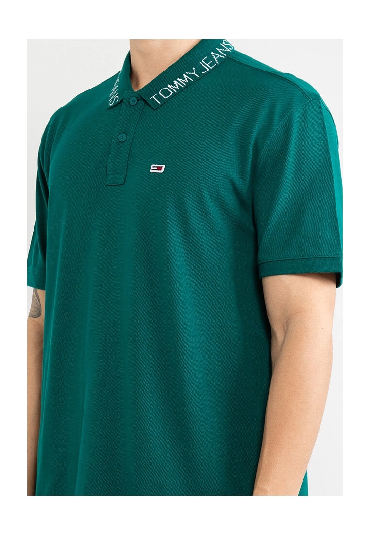 Branded Neck Polo Shirt - Tommy Hilfiger Apparel - Image 3