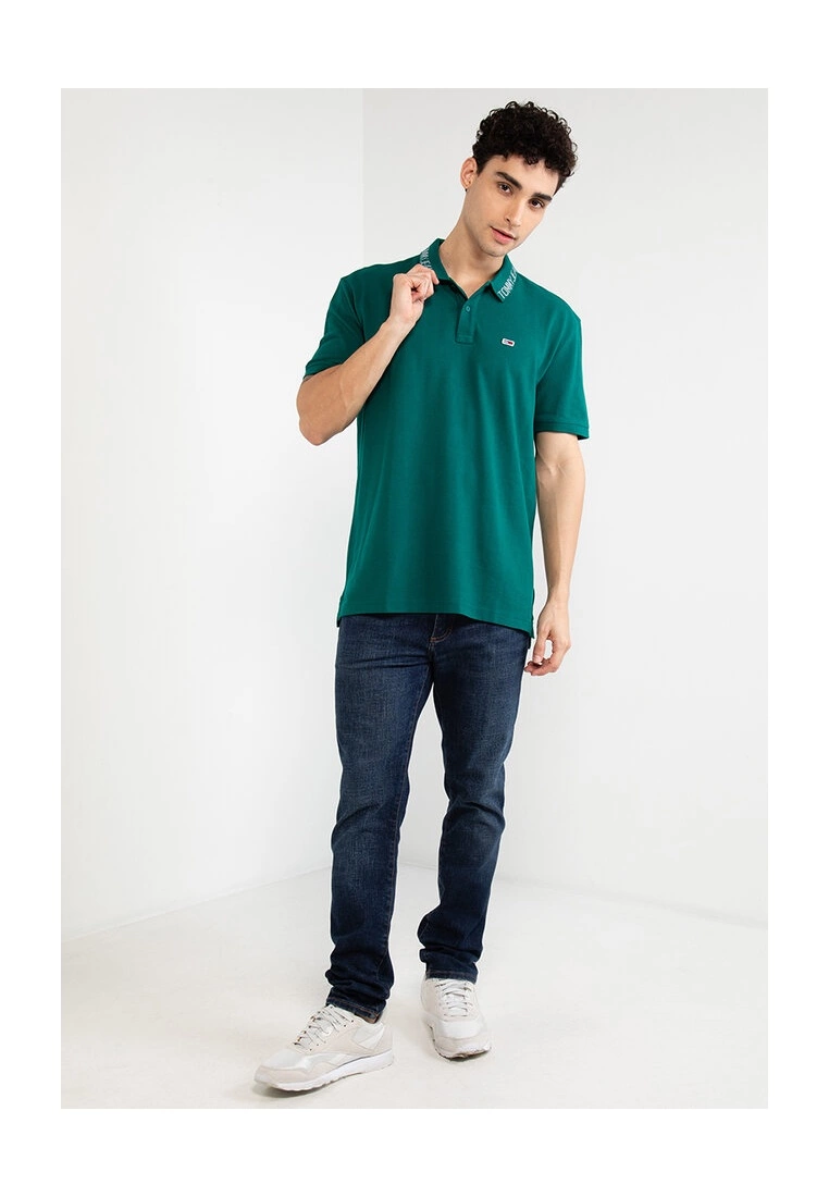 Branded Neck Polo Shirt - Tommy Hilfiger Apparel - Image 4